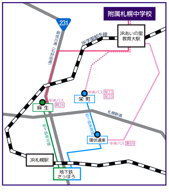 交通アクセス地図